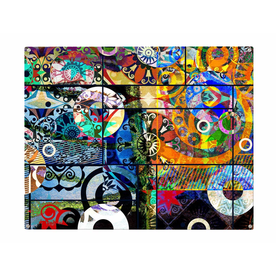 Art Modern Magnetic Wall Mounted Photo Memo Board