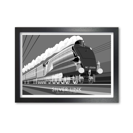 Silver Link by Stephen Millership - Graphic Art Print on Paper