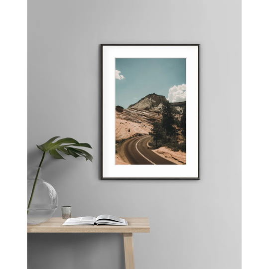 The Road, Zion National Park - Picture Frame Photograph Print on Paper