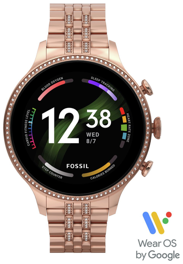 Fossil Ladies Gen 6 Rose Gold Bracelet Smart Watch