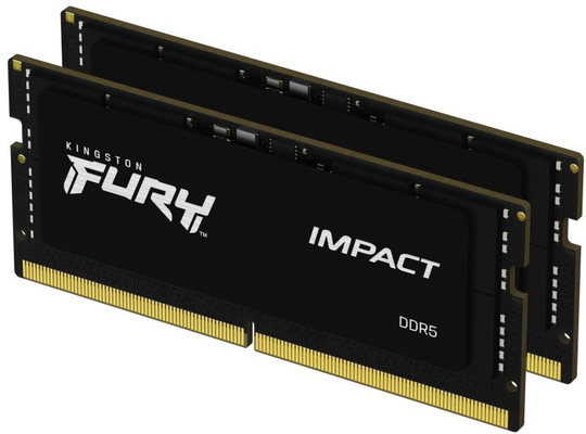 Kingston Fury Impact 64GB (32GB x 2) 4800MHz DDR5 CL38 SODIMM