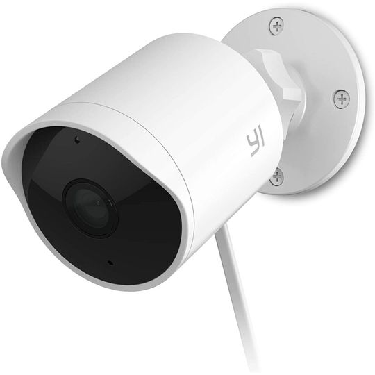 YI Outdoor Camera 1080p, Security Camera IP65 Waterproof, IP Camera Wifi for Outdoor Surveillance, Bullet Camera with Motion, Human, Sound D