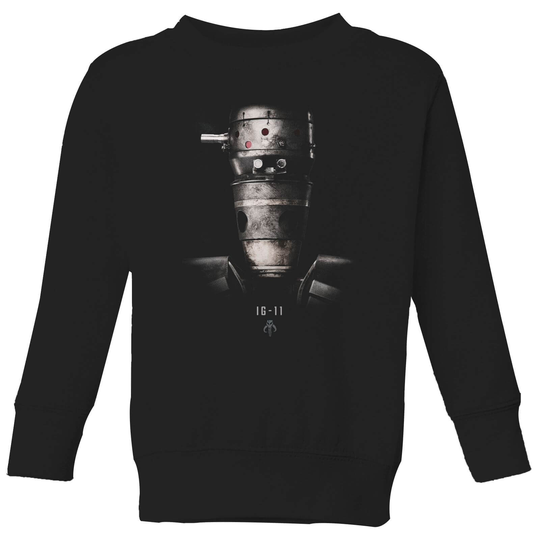 The Mandalorian IG-11 Poster Kids' Sweatshirt - Black - 3-4 Years