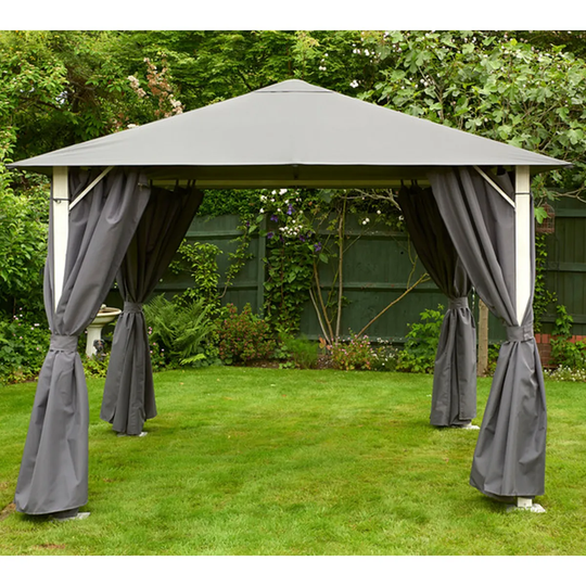Glendale Vintage Grey Gazebo - 3m x 3m