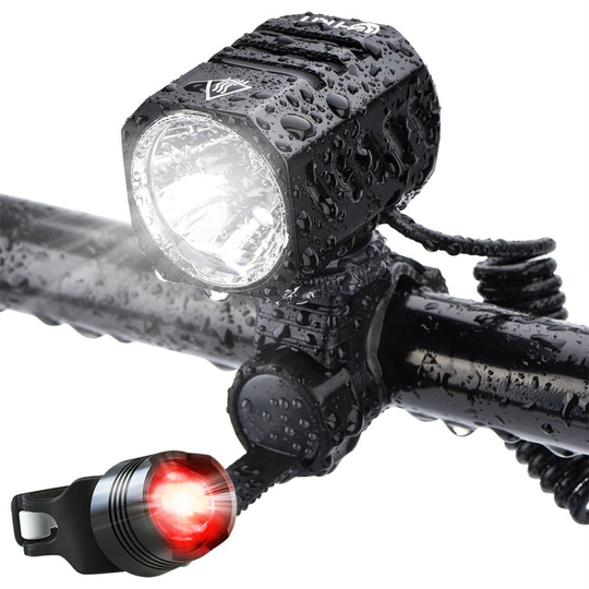Te-Rich USB Rechargeable Bike Lights, 1200 Lumens CREE XM-L2 Bright LED HeadLights Headlamp Waterproof Cycling Bicycle Lights with FREE Taillight...