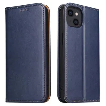 Fierre Shann iPhone 14 Wallet Case - Blue
