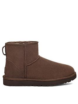 UGG Classic Mini II Ankle Boots - Brown, Brown, Size 3, Women