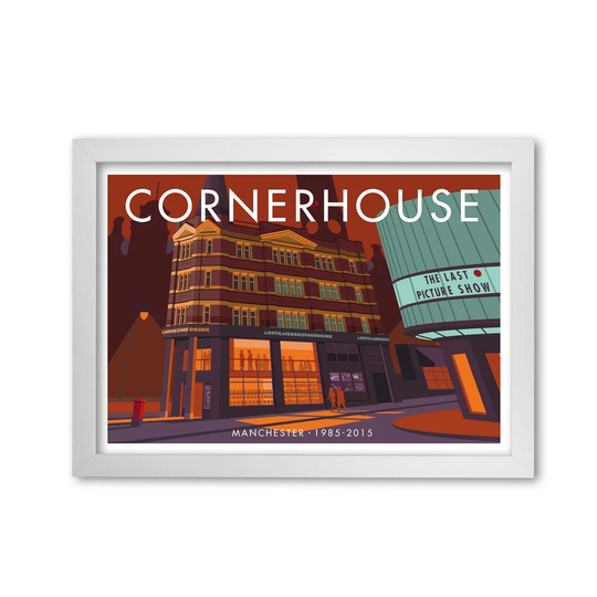 Manchester Cornerhouse - Picture Frame Graphic Art Print on Paper