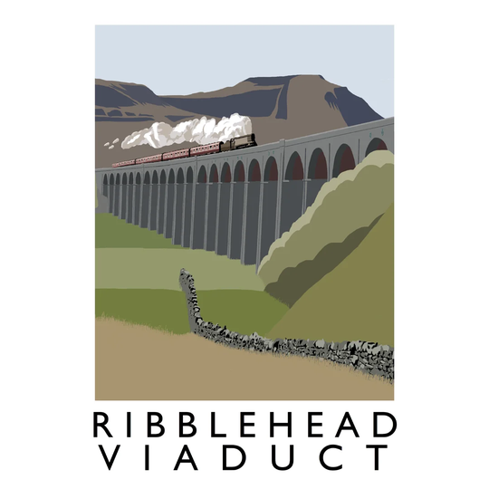 Ribblehead Viaduct by Richard O'Neil - Graphic Art Print on Paper
