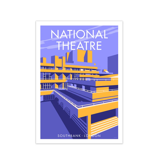 'London National Theatre' Graphict Art