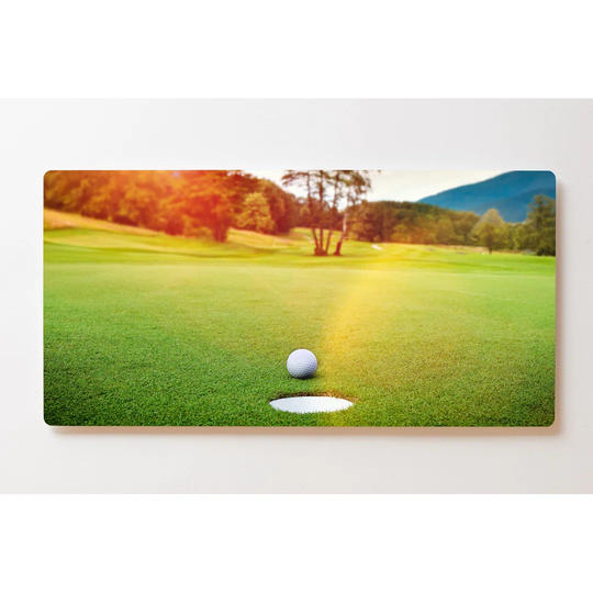 Backlight Motif Wall Picture Golf Course Magnetic Cork Board