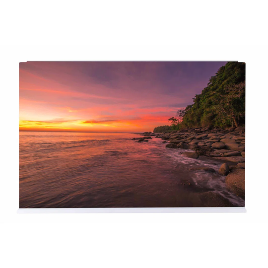 Sunset Beach Magnetic Wall Mounted Photo Memo Board