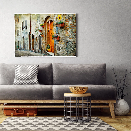 Canvas Print, Cities And Beige Architecture 16802