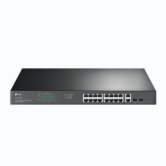 TP-Link TL-SG1218MP - 18-Port Gigabit Rackmount Switch - 16 PoE+