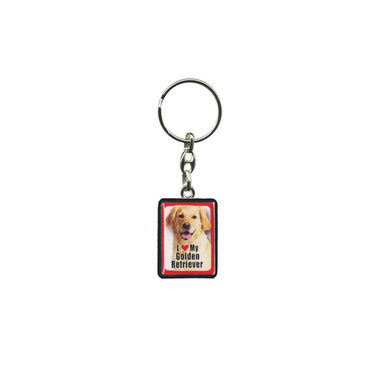 Golden Retriever Dog Keyring
