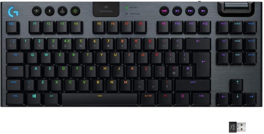 Logitech G G915 TKL Lightspeed Tactile Wireless RGB Mechanical Gaming Keyboard