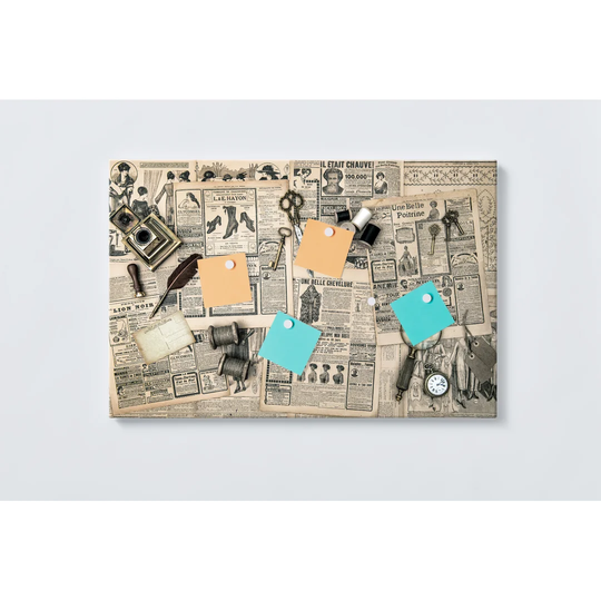 Travel Magnetic Wall Mounted Cork Board