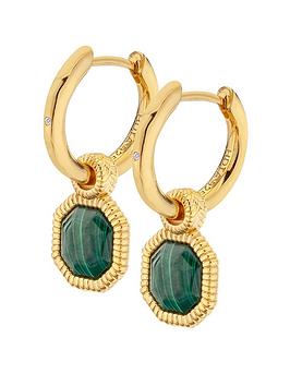 Hot Diamonds X Jac Jossa Revive Malachite Earrings