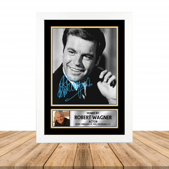 Robert Wagner M920 - Television - Autographed Poster Print Photo Signature GIFT