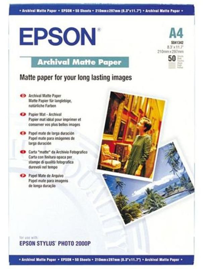 Epson Archival A4 192gsm Matte Photo Paper - 50 Sheets