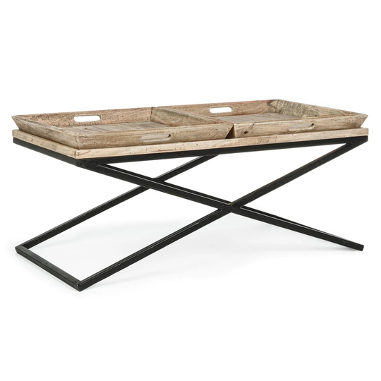 Loganville Coffee Table with Tray Top