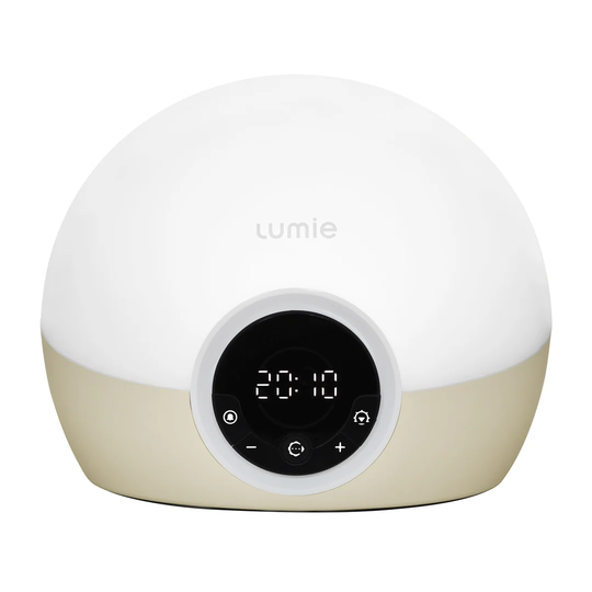 Spark Modern & Contemporary Digital Electric Alarm Tabletop Clock in Beige