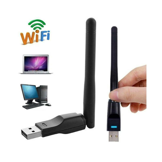 Wireless USB WiFi PC Dongle LAN Adapter MT7601 150Mbps 802.11n/g/b Antennae