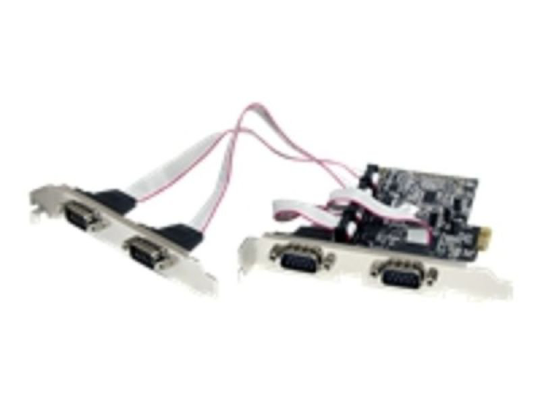 StarTech.com 4 Port Native PCI Express RS232 Serial Adapter Card with 16550 UART