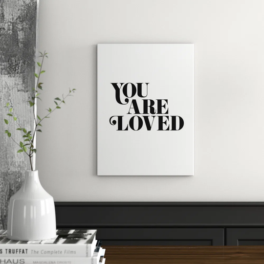 You Are Loved 3 by Brett Wilson - Unframed Typography Print on Paper