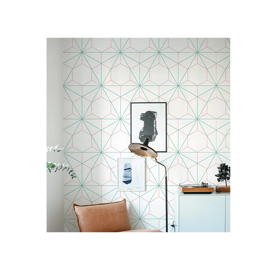 Lanais Hexagontriangle Geometric Wallpaper