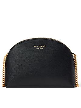 Kate Spade New York Morgan Saffiano Leather Dome Cross-Body Bag - Harmony Black