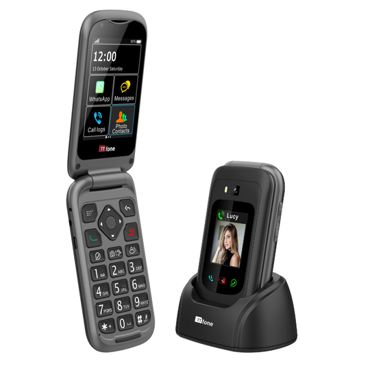 (Unlocked, Black) TTfone TT970 Single Sim