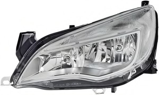 Headlight 1LG010011-701 by Hella Right