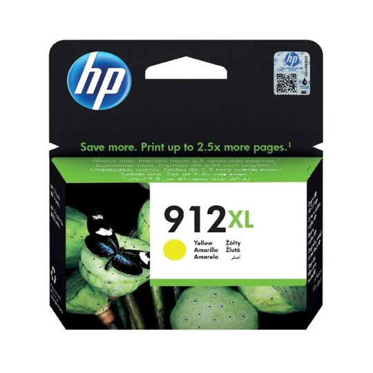 HP 912XL High Yield Ink Cartridge Yellow 9.9ml 3YL83AE