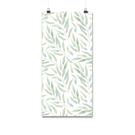 Walllpaper Roll 416X254cm Kitchen Livingroom Bedroom Mural Decoration Wallpaper Material With Print - Delicate Leaves Leaf