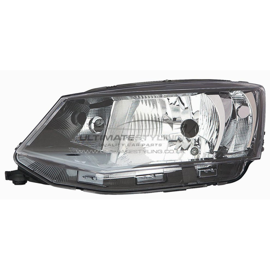 Skoda Fabia Hatchback 11/2014-> Chrome Inner Headlight Headlamp Passenger Side