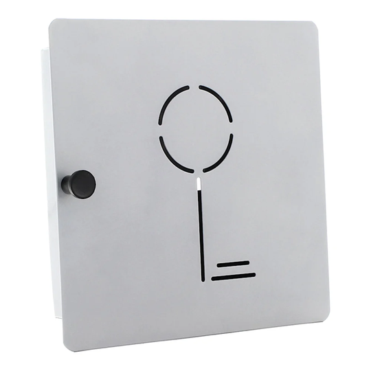 Rottner Key Collect 10 Key Cabinet Magnetic Closure Gray