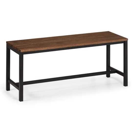 Julian Bowen Tribeca Bench Walnut