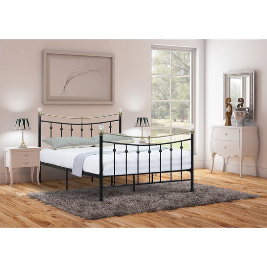 SleepOn Violet Small Double Frame Bed Black