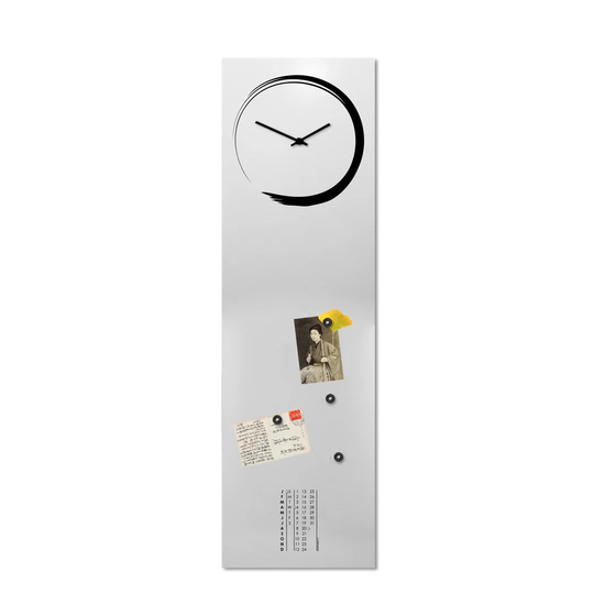 Japan Style Enso Clock Magnetic Wall Mounted Combo Board