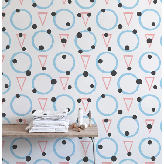 Ahrent 2.08m x 1.46m Matte Wallpaper Roll