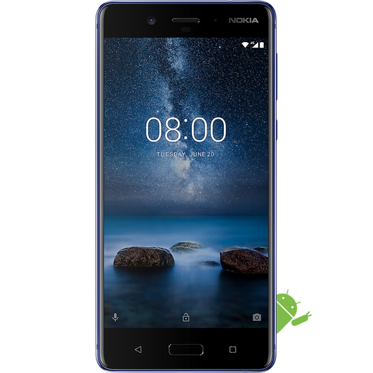 (Unlocked, Polished Blue) Nokia 8 Single Sim | 64GB | 4GB RAM