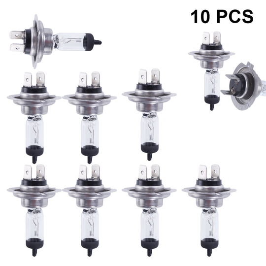 10 x Brand New H7 499 HEADLAMP HEADLIGHT CAR BULBS 12v 55w (2 PIN) 477