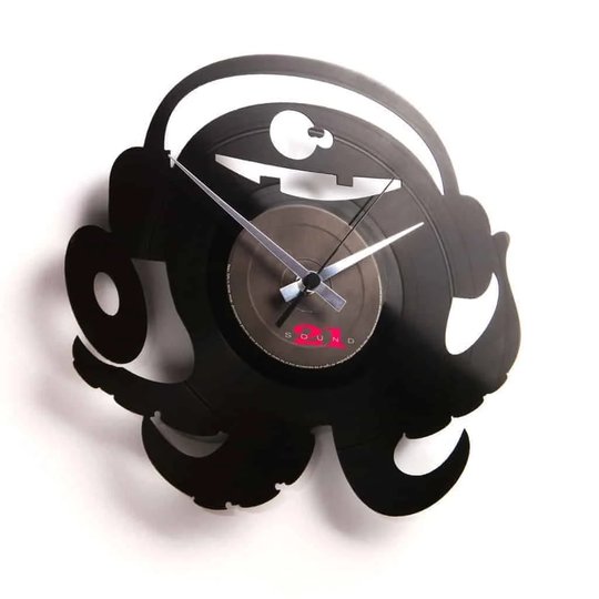 DJ Pauly Po Vinyl for Young DJs 30cm Silent Wall Clock