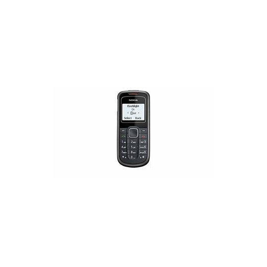 (Unlocked, Midnight Black) Nokia 1202 Single Sim | 4MB | 4MB RAM
