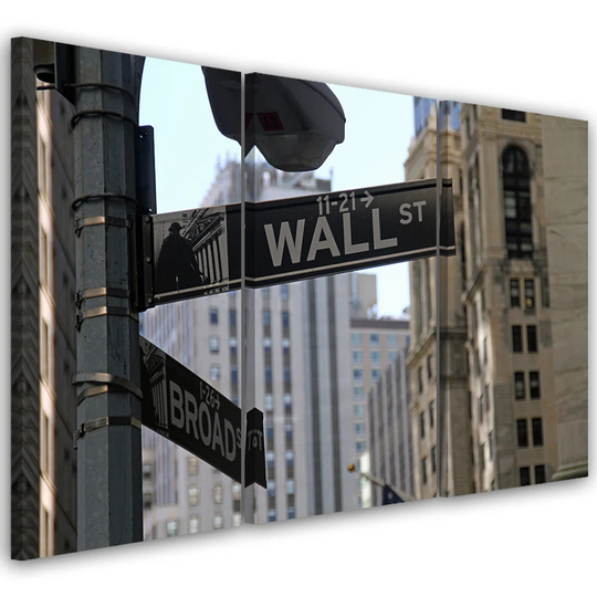 Canvas Print New York Wall Street USA