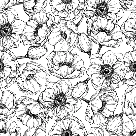 Walllpaper Roll 416X254cm Mural Decoration Kitchen Livingroom Bedroom Wallpaper Material With Print - Floral Garden