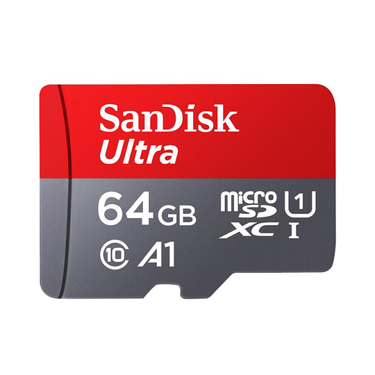 SanDisk Ultra 64GB MicroSDXC UHS-I A1 Memory Card