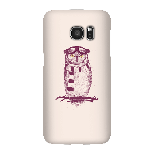 Balazs Solti Winter Owl Phone Case for iPhone and Android - Samsung S7 - Snap Case - Gloss