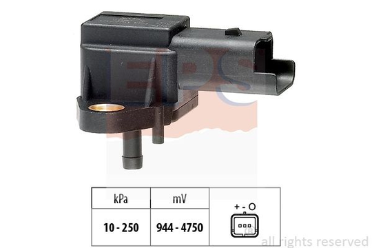 Air Pressure Sensor, height adaptation Made in Italy - OE Equivalent 1.993.030 EPS Facet 1993030
